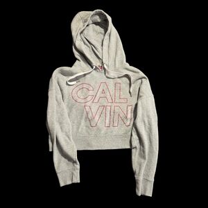 Calvin Klein Light Gray Hoodie Size M.